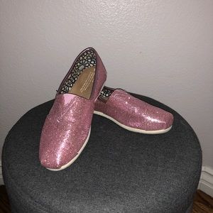 Toms Glitter Pink Shoes